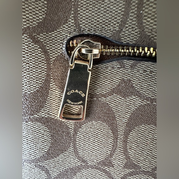 Coach Kristy Snakeskin Leather Triple
Compartment Large Shoulder Bag C7332 VGC - Picture 7 of 16